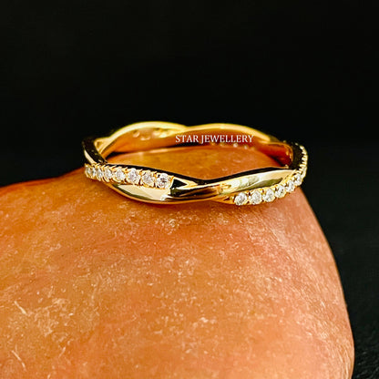Diamond Twist Ring