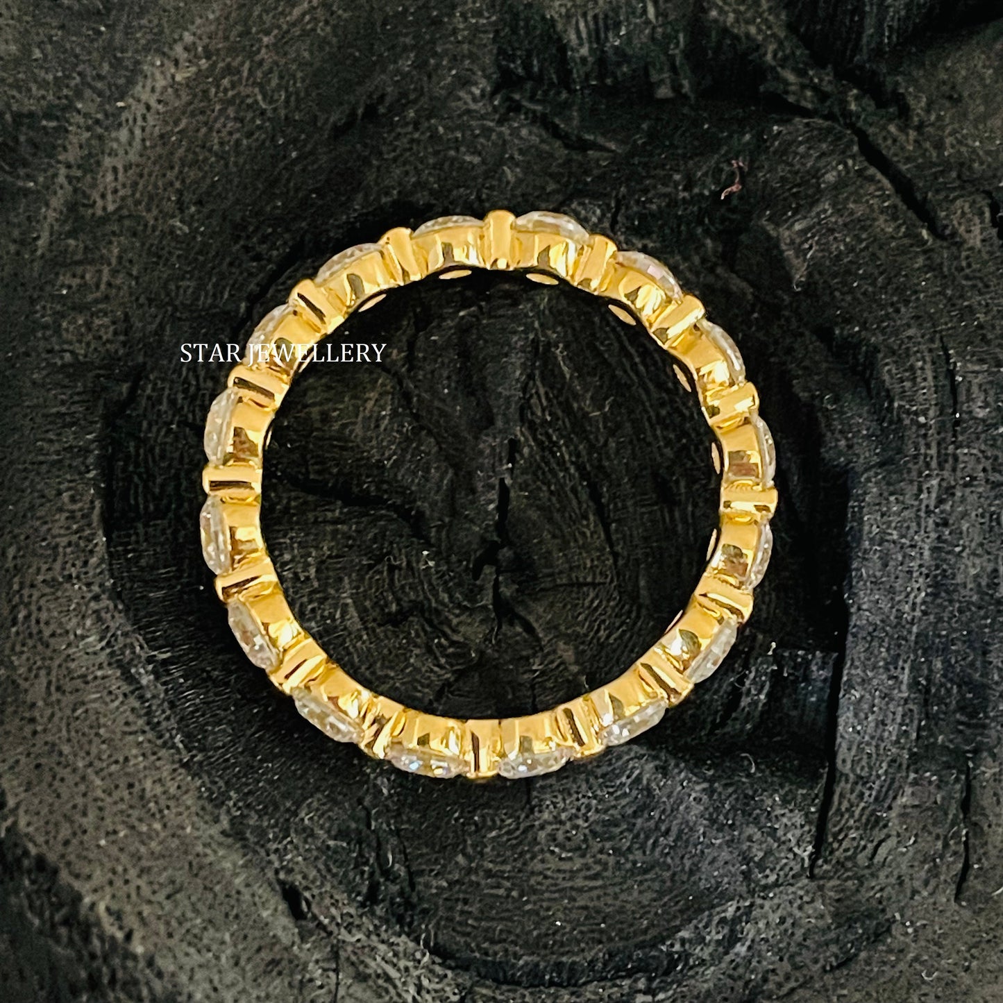 Brilliant Cut Lab Grown Diamond Eternity Wedding Ring