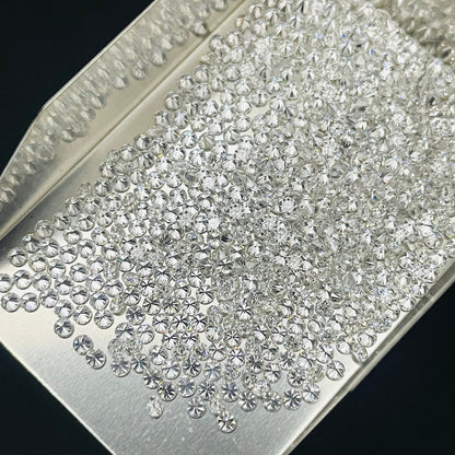 Colorless 0.80 MM to 4 MM Round Brilliant Diamond Cut Loose Moissanite
