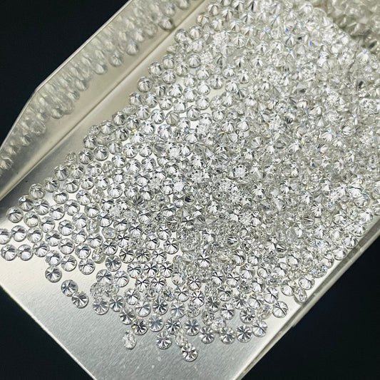 Colorless 0.80 MM to 4 MM Round Brilliant Diamond Cut Loose Moissanite