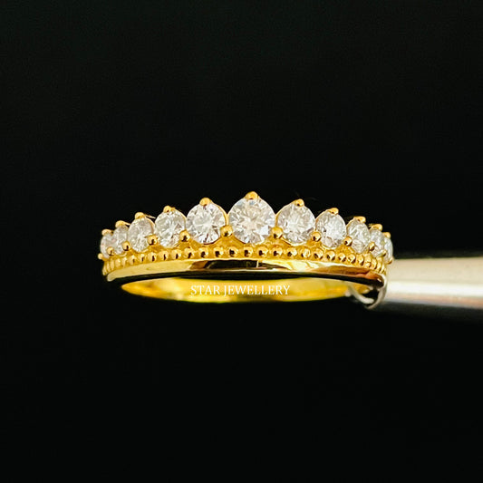 14K Solid Gold Lab Grown Diamond Matching Band for Solitaire Engagement Ring