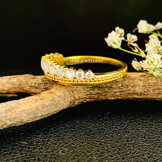 14K Solid Gold Lab Grown Diamond Matching Band for Solitaire Engagement Ring