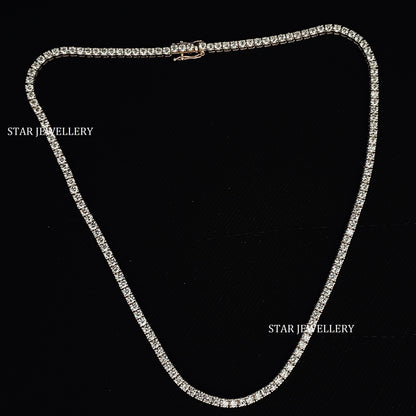 3 MM CVD Diamond Solid Gold Tennis Chain for Every Occasion
