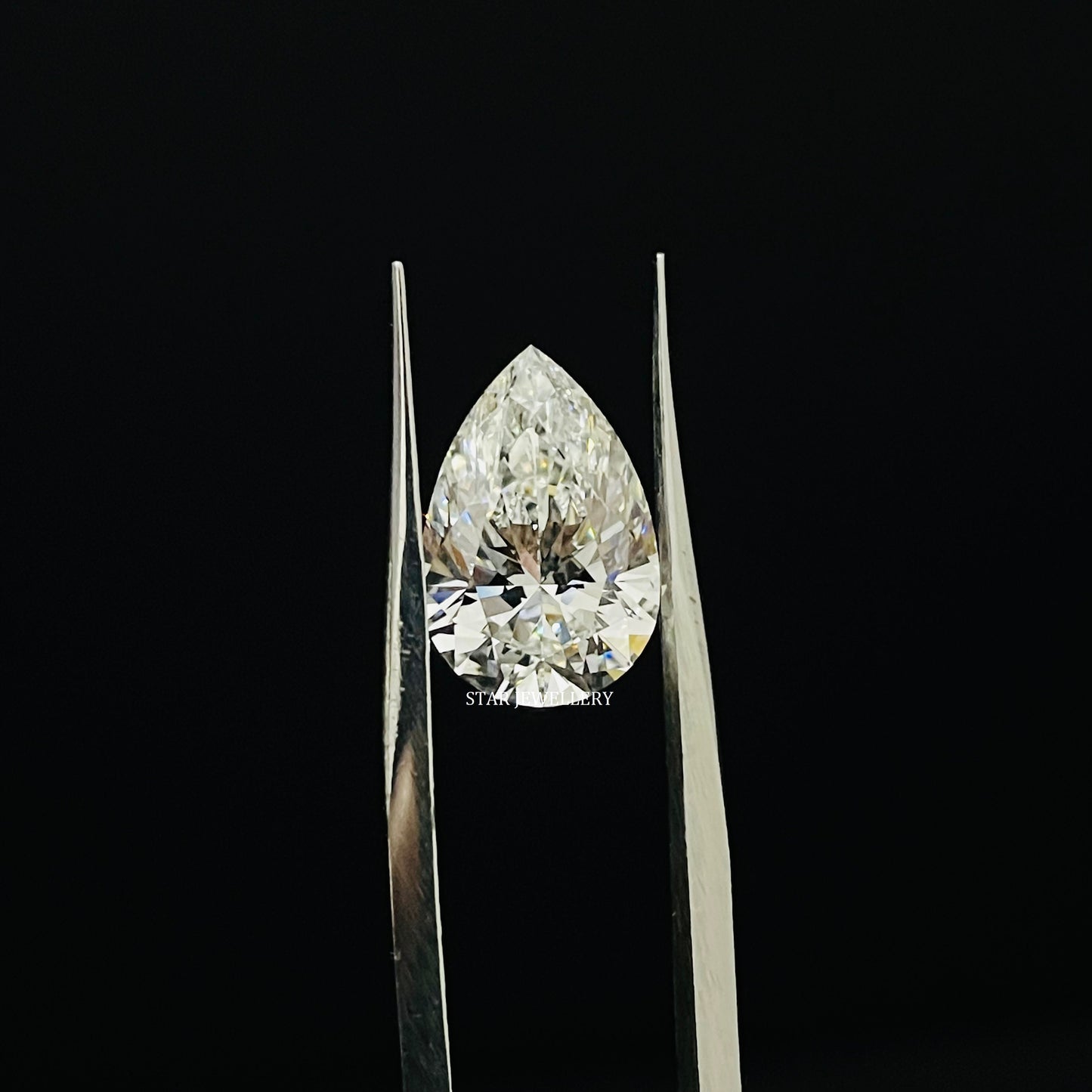 IGI Certified CVD Lab Grown 4 Ct Pear Cut E/VS Loose Diamond
