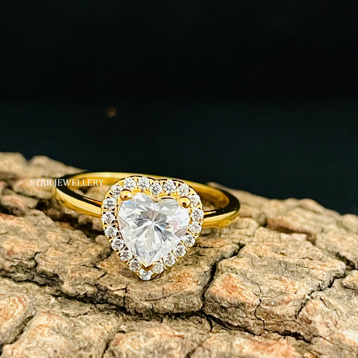 1.00 Ct IGI Certified Heart Cut Lab Grown Diamond Halo Engagement Ring