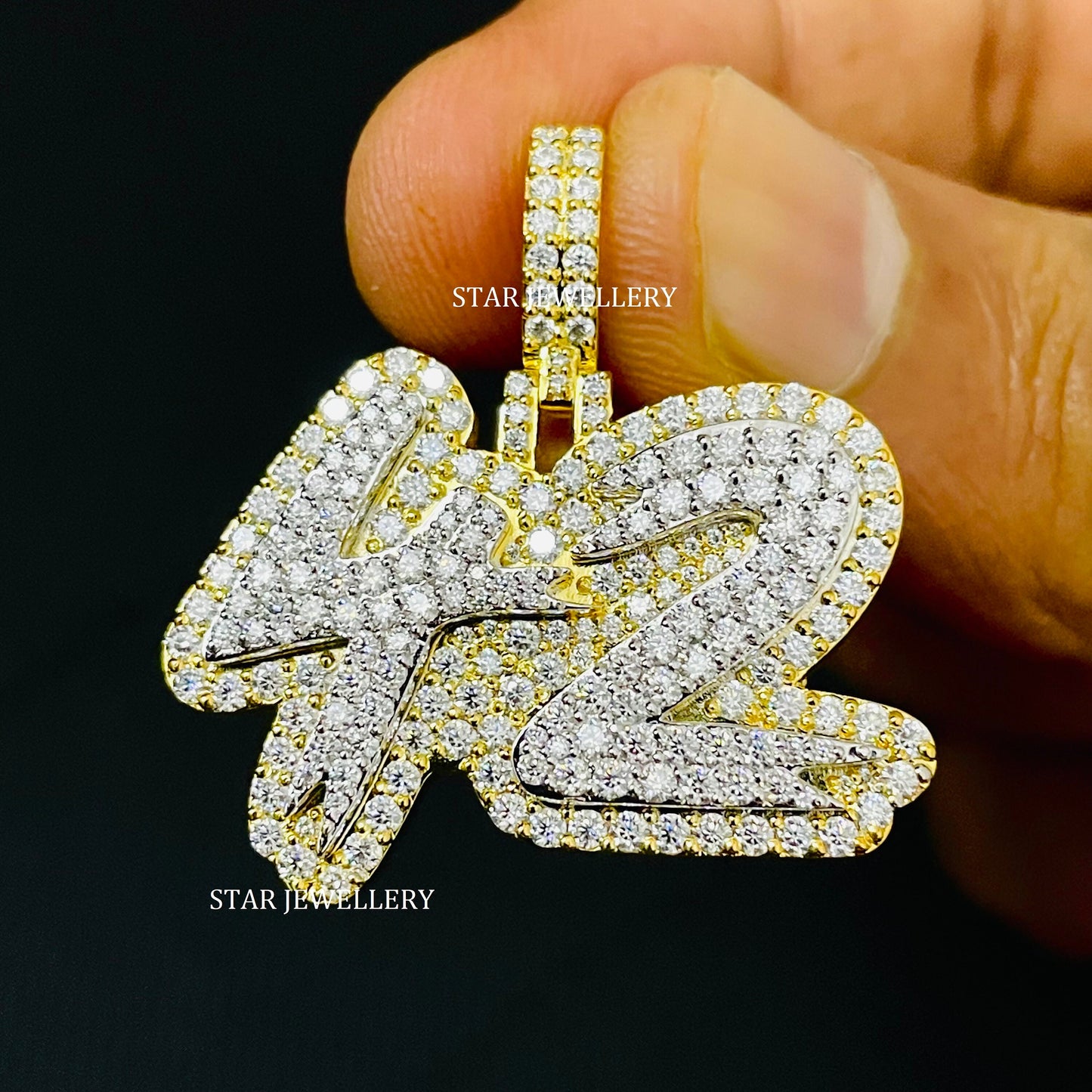 VVS Moissanite Silver Hip Hop Icedout Pendant
