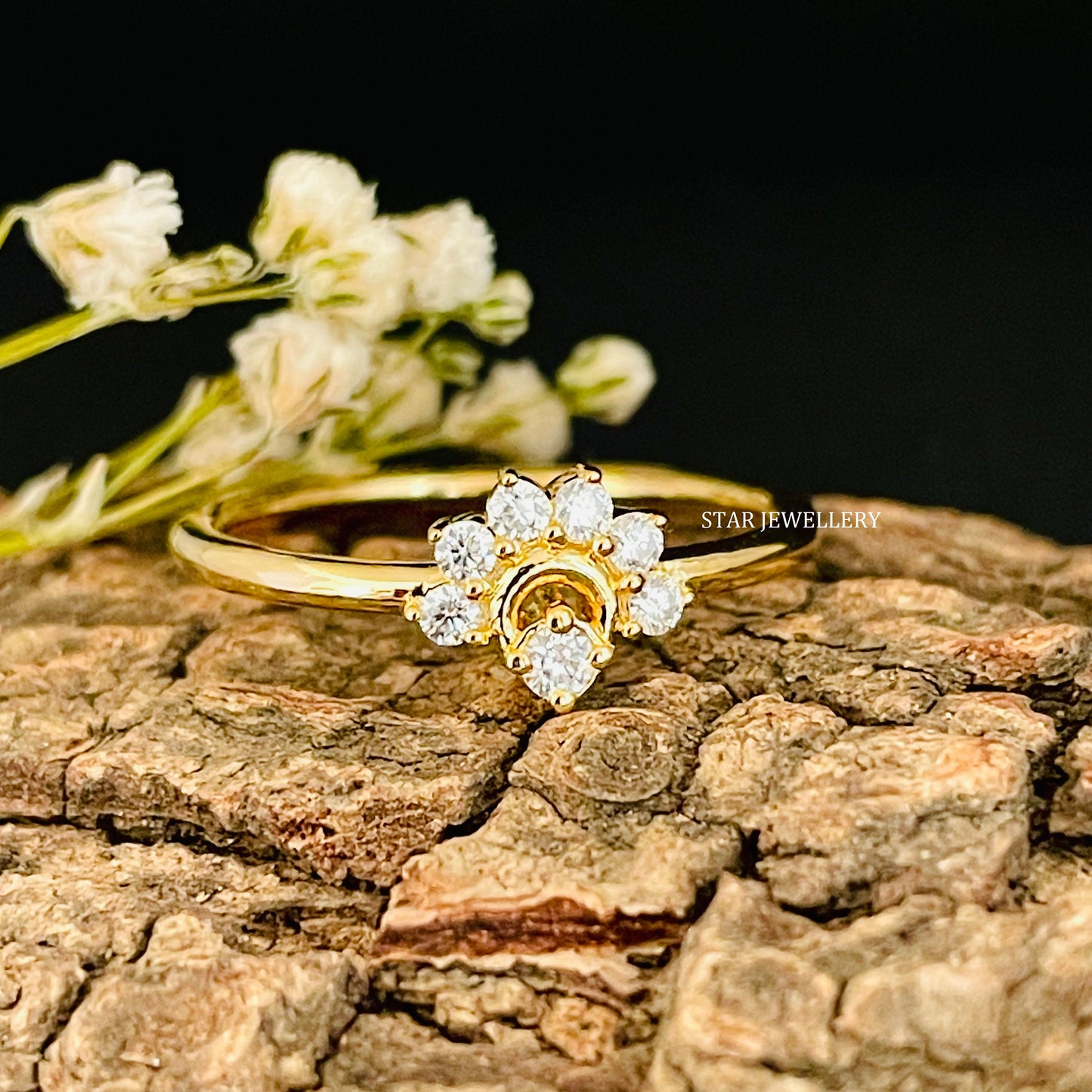 Sunrise Natural Diamond Ring