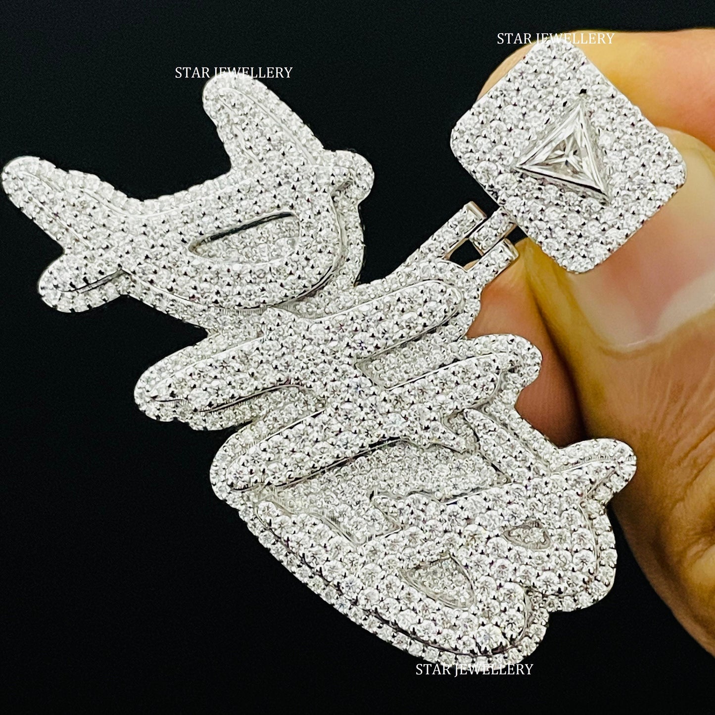 VVS Moissanite Hip Hop Icedout Pendant