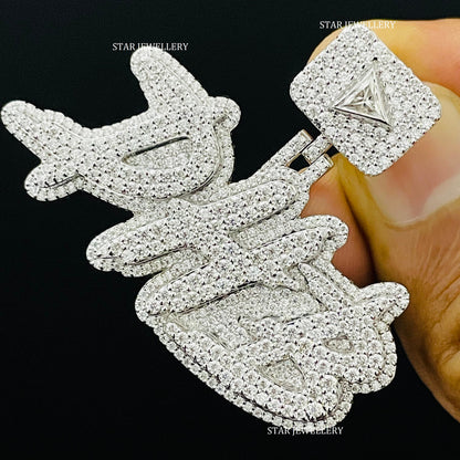 VVS Moissanite Hip Hop Icedout Pendant