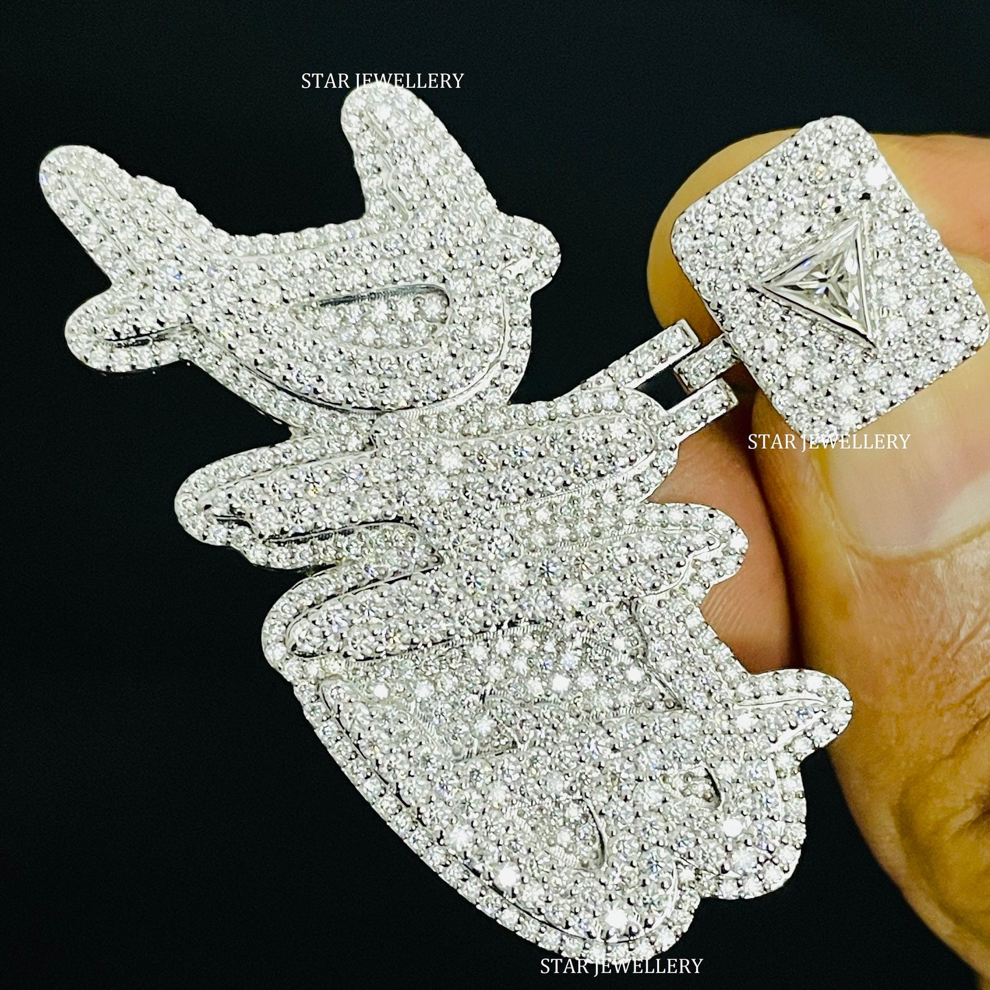 VVS Moissanite Hip Hop Icedout Pendant