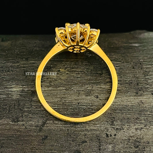 1.00 ct IGI Certified Lab Grown Diamond Halo Engagement Ring