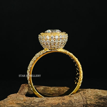1.00 Ct IGI Certified CVD Diamond Engagement Ring for her