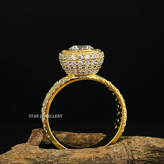 1.00 Ct IGI Certified CVD Diamond Engagement Ring for her