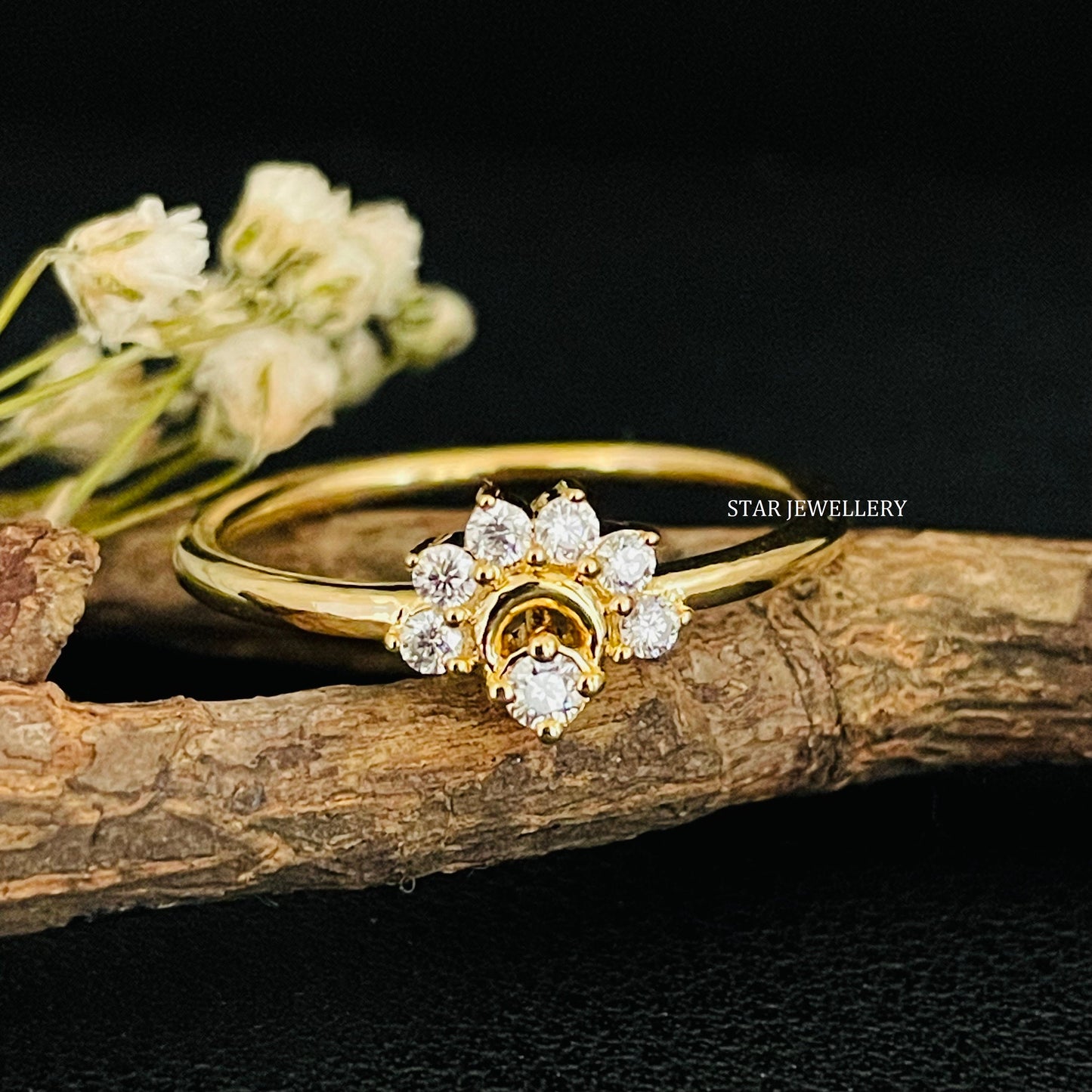 Sunrise Natural Diamond Ring