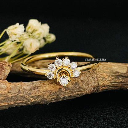 Sunrise Natural Diamond Ring
