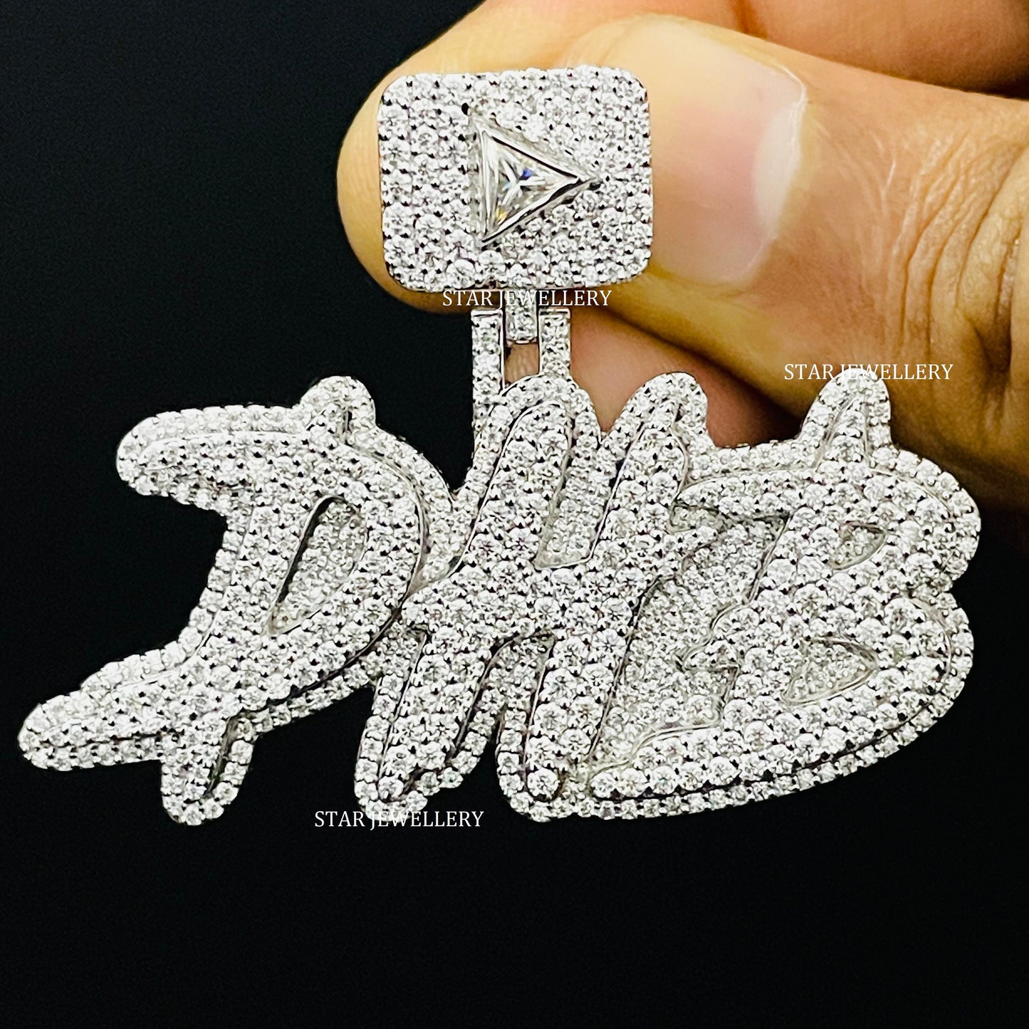 VVS Moissanite Hip Hop Icedout Pendant