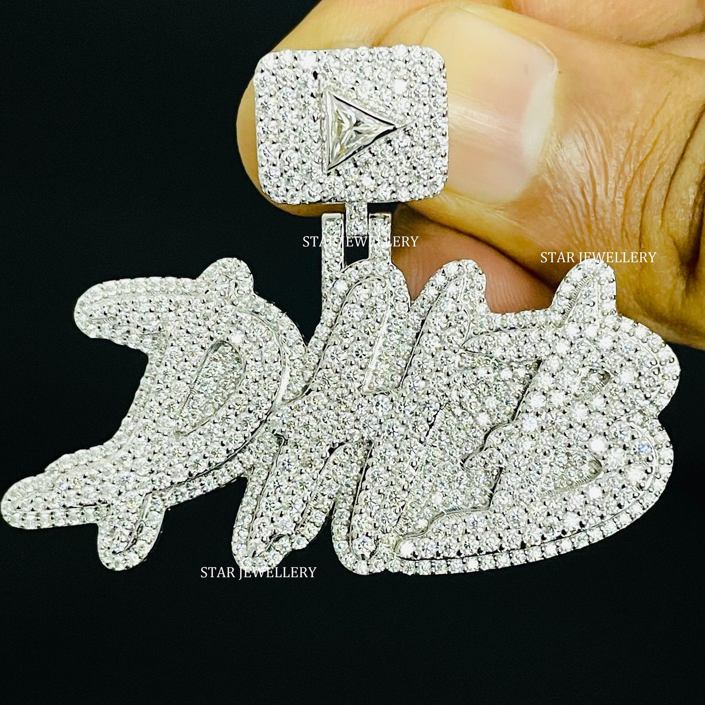 VVS Moissanite Hip Hop Icedout Pendant