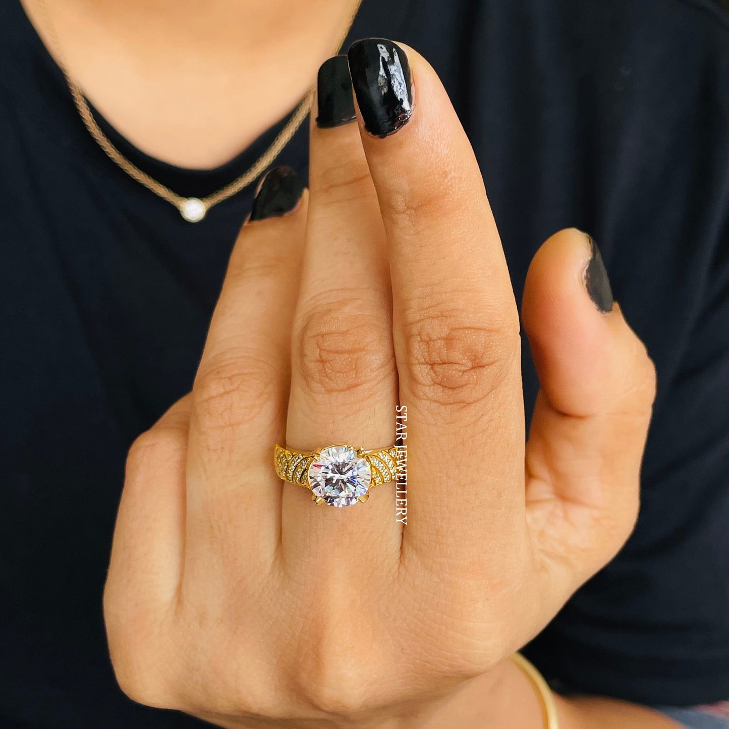2.00 Ct  IGI Certified CVD Diamond Solitaire Engagement Ring