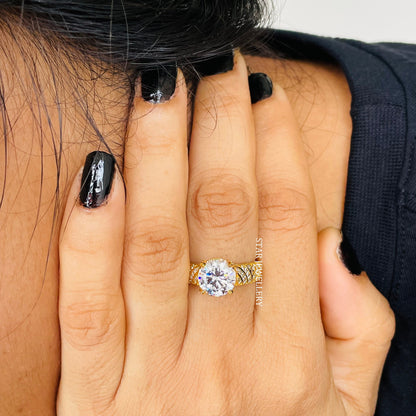 2.00 Ct  IGI Certified CVD Diamond Solitaire Engagement Ring