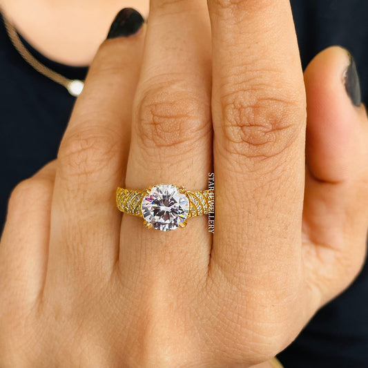 2.00 Ct  IGI Certified CVD Diamond Solitaire Engagement Ring