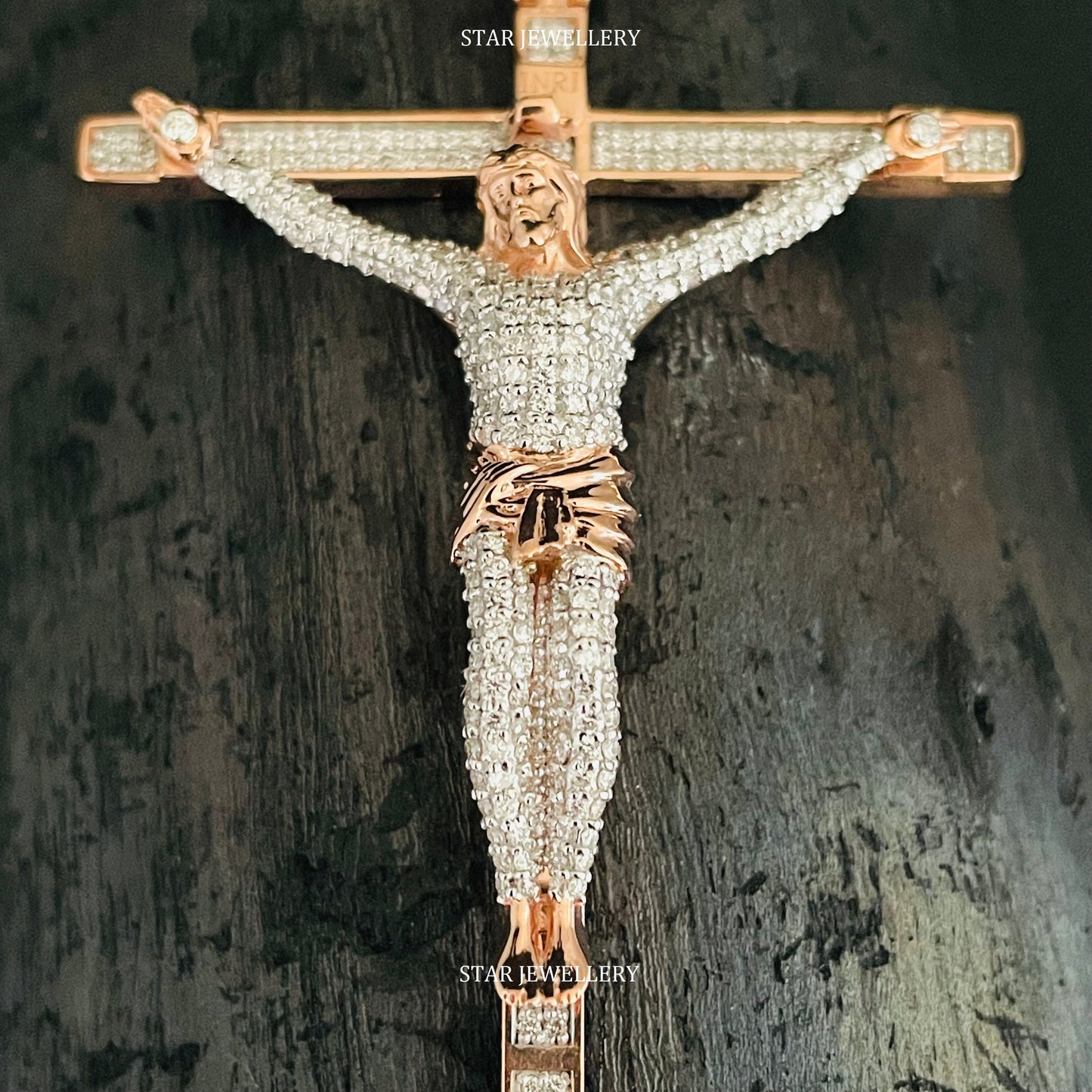 VVS Moissanite 925 Sterling Silver Jesus Pendant
