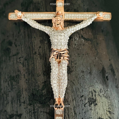 VVS Moissanite 925 Sterling Silver Jesus Pendant