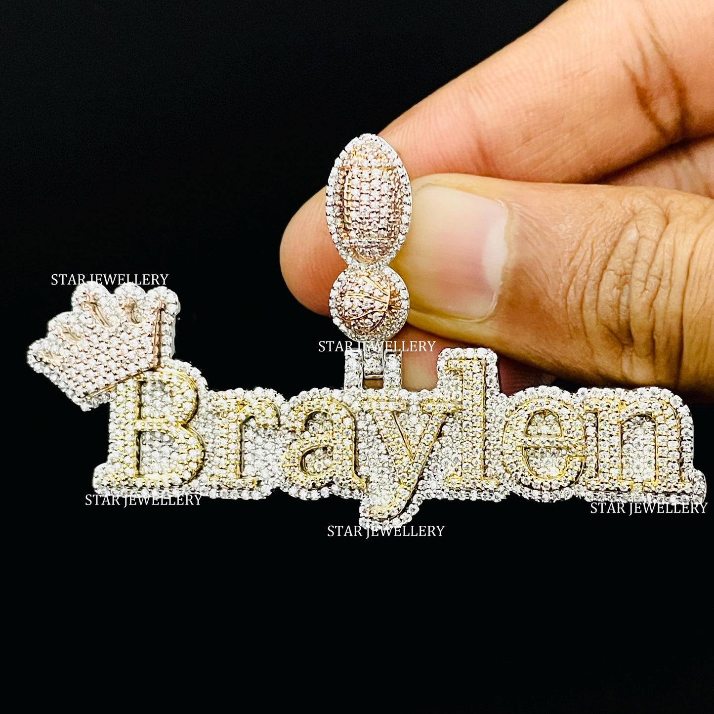 Silver Hip Hop VVS Moissanite Icedout Pendant