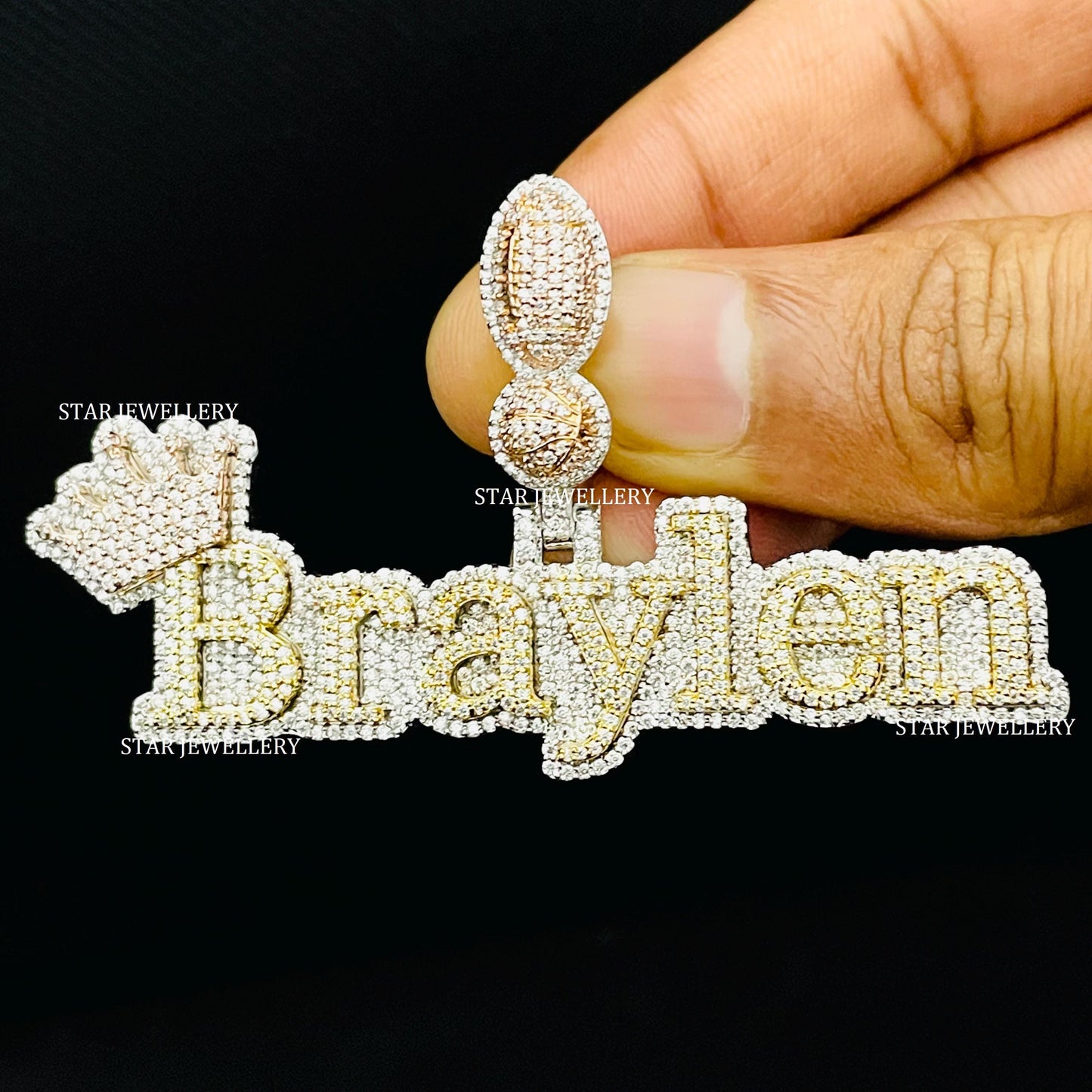 Silver Hip Hop VVS Moissanite Icedout Pendant