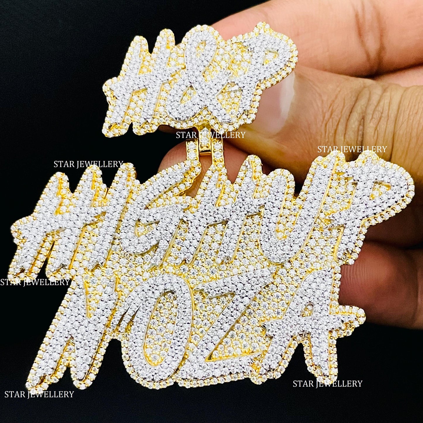 VVS Moissanite Custom Icedout Pendant