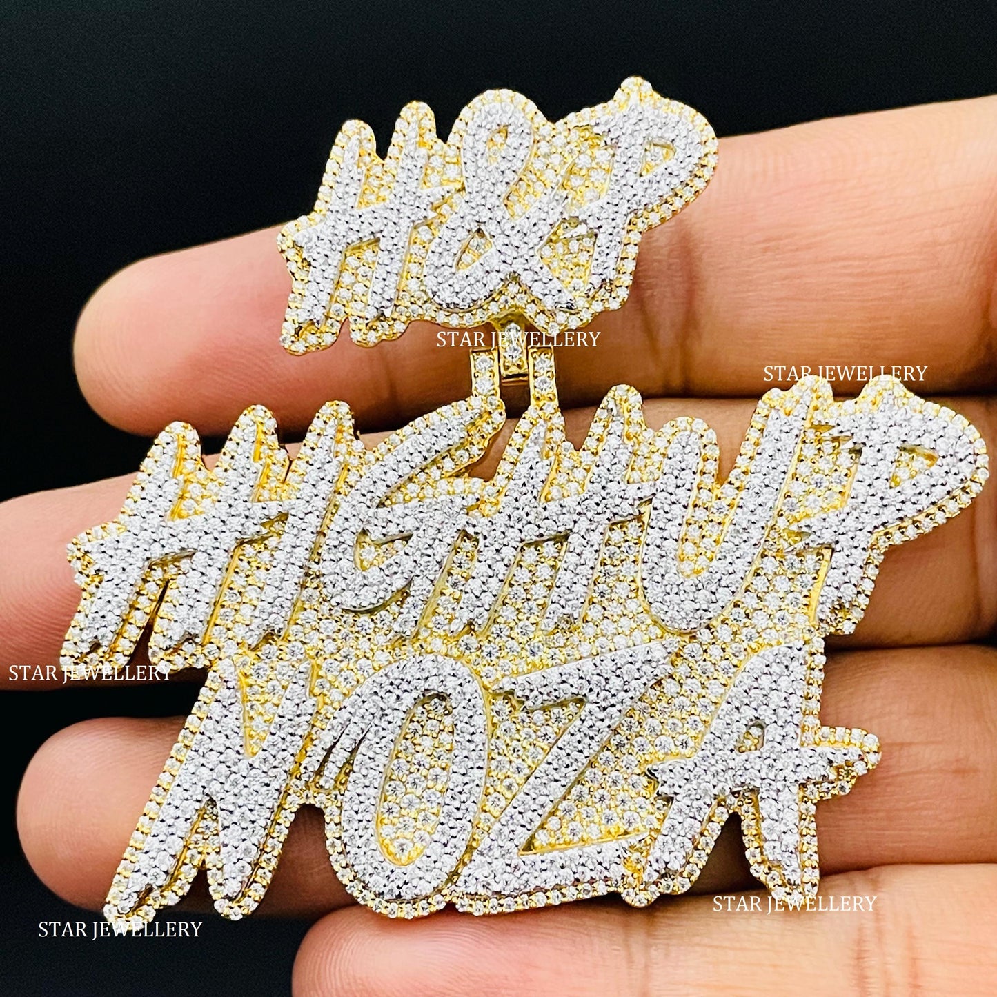 VVS Moissanite Custom Icedout Pendant