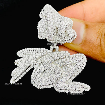 VVS Moissanite Pendant with Custom APE Bail