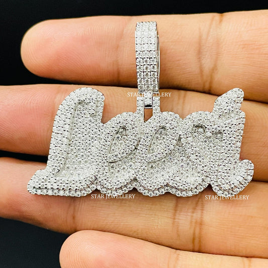 VVS Moissanite Custom Icedout Pendant