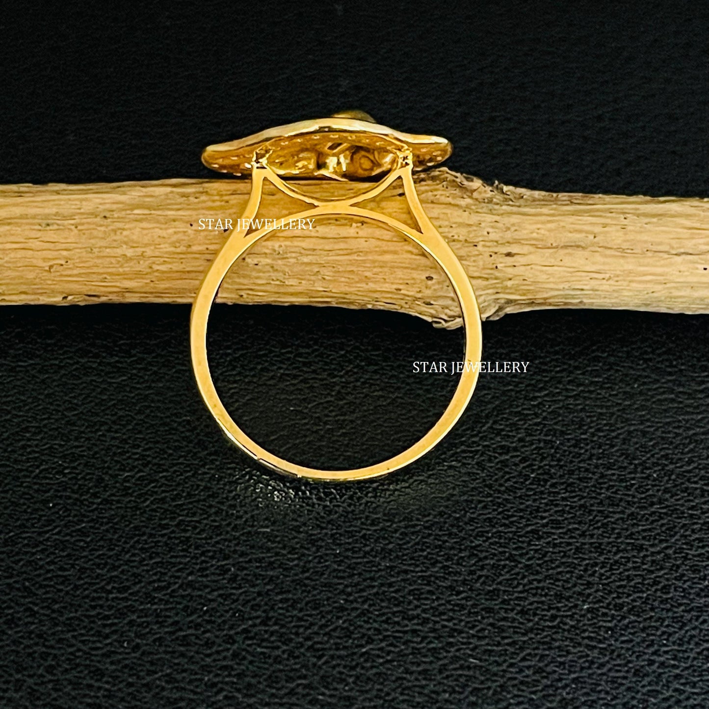 Gold Mountain Ring for Trekking Lover