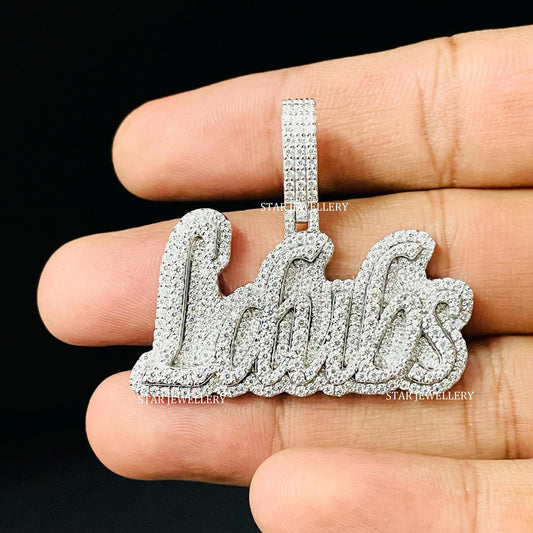 Custom Letter VVS Moissanite Pendant