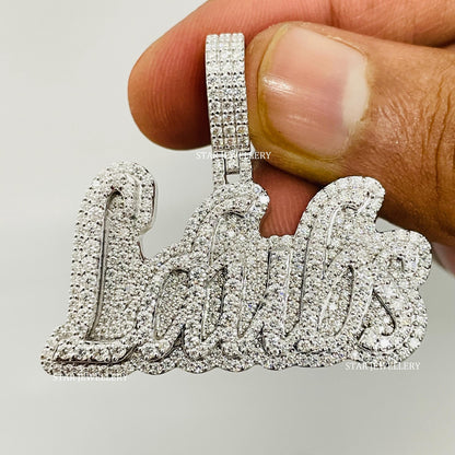 Custom Letter VVS Moissanite Pendant