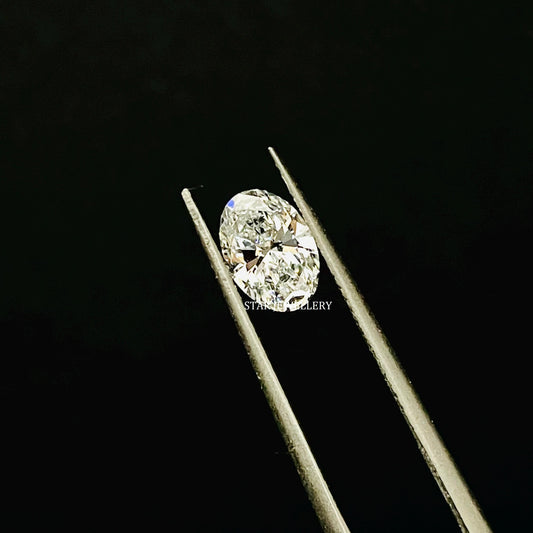 1.00 Ct Oval Cut VS1 - F Color IGI CVD Diamond for Ring