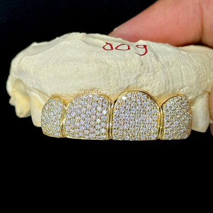 VVS Moissanite 925 Sterling Silver Diamond Grillz