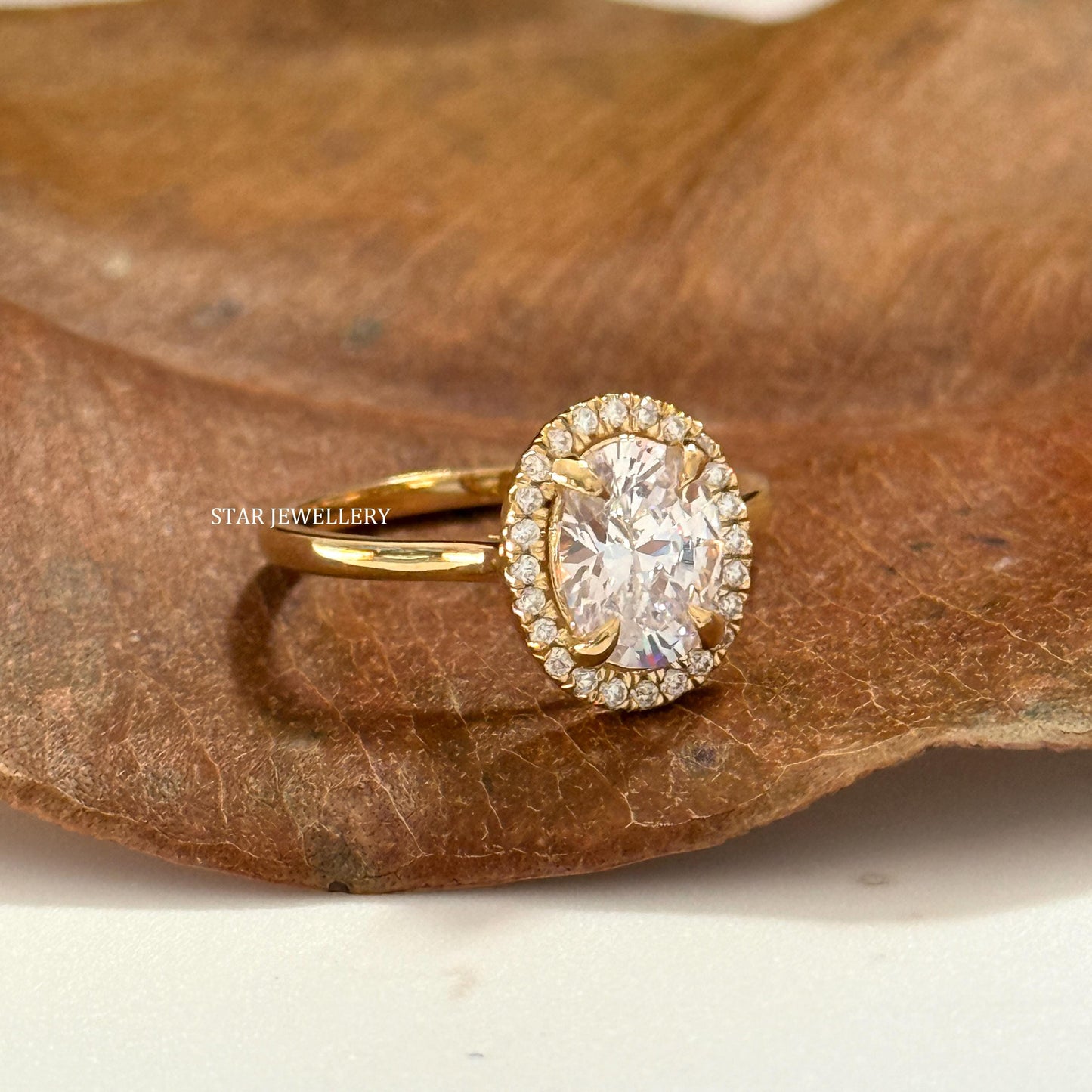 1.00 Ct - 3.00 Ct IGI Certified Oval Cut Lab Grown Diamond Engagement Ring
