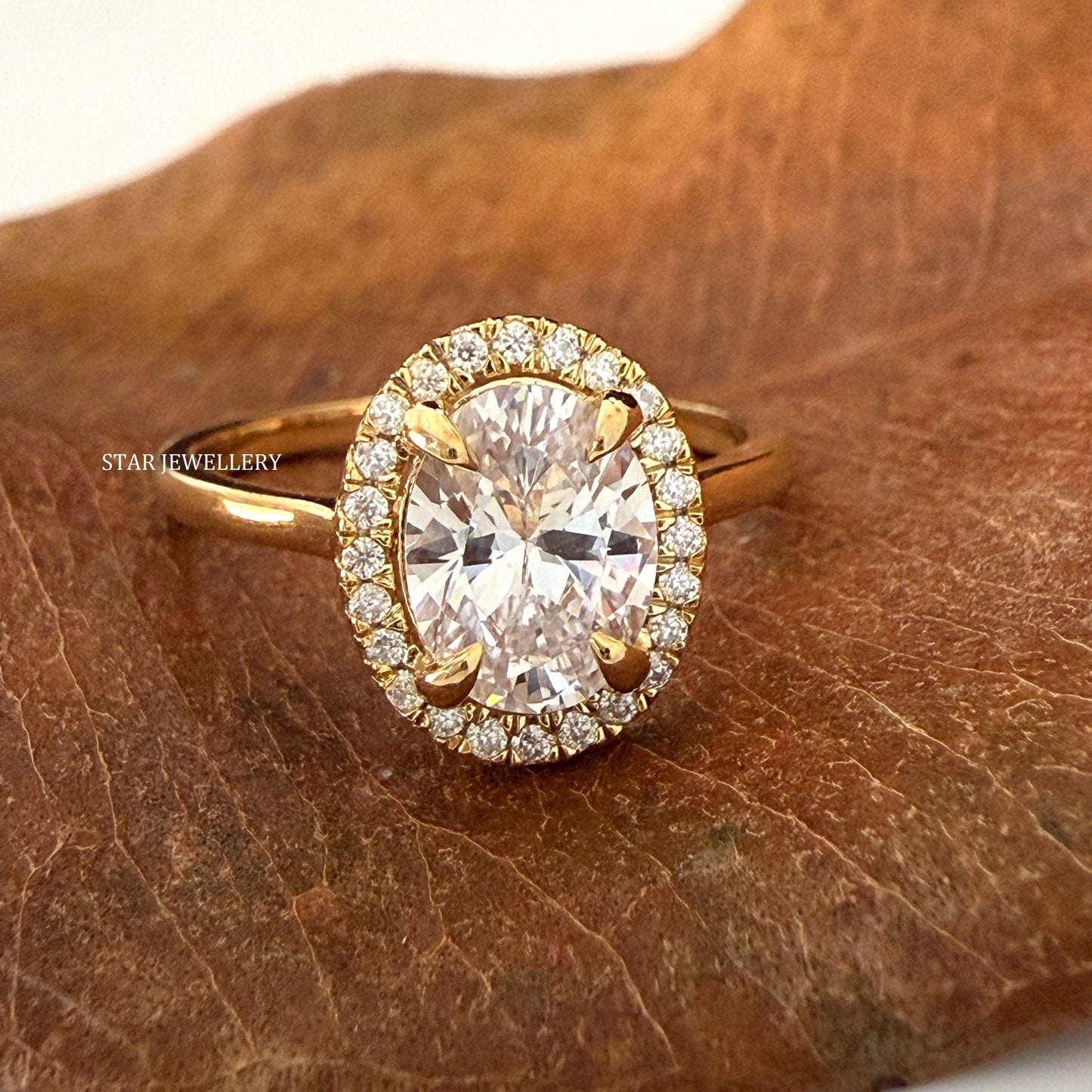 1.00 Ct - 3.00 Ct IGI Certified Oval Cut Lab Grown Diamond Engagement Ring