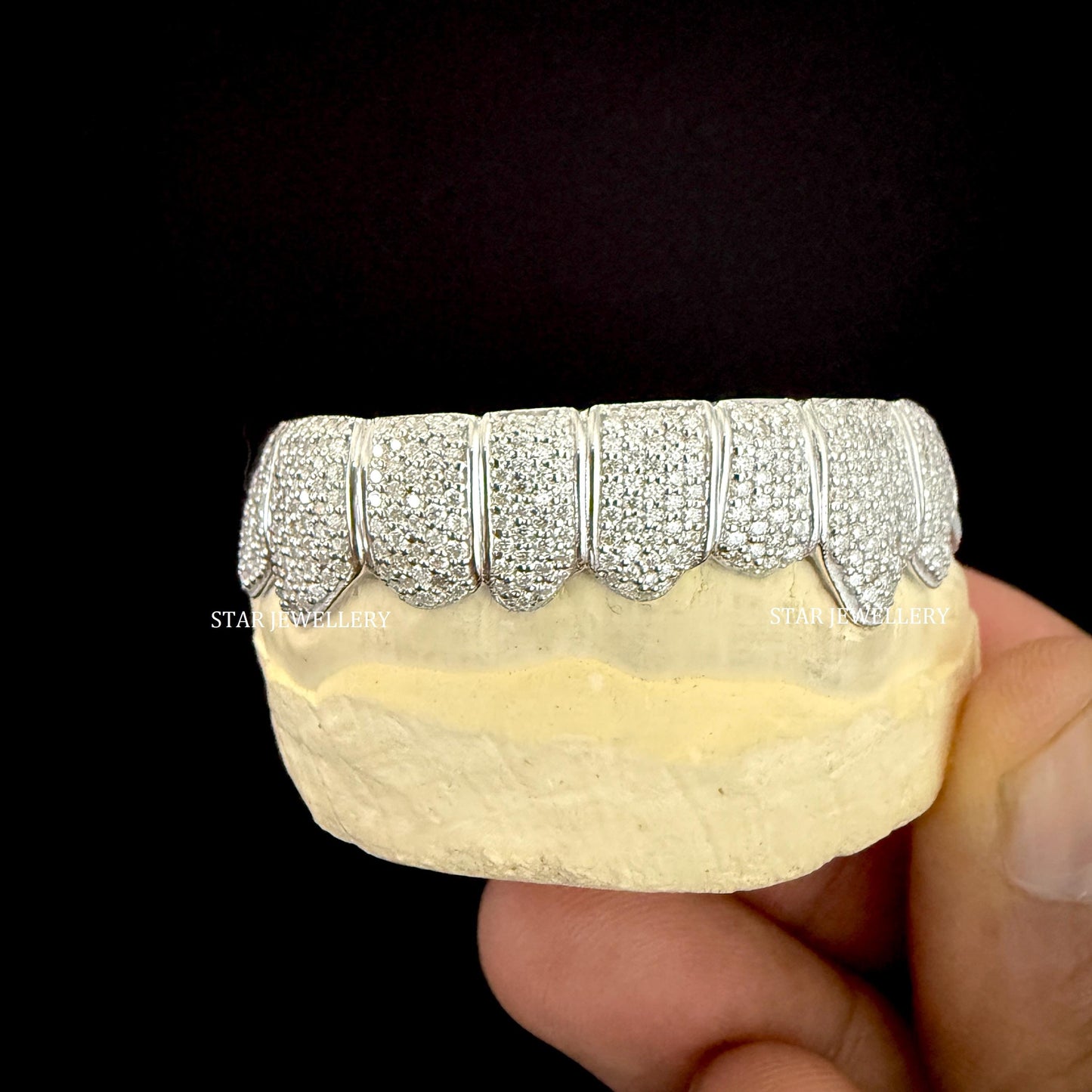 VVS Moissanite 925 Sterling Silver Diamond Grillz