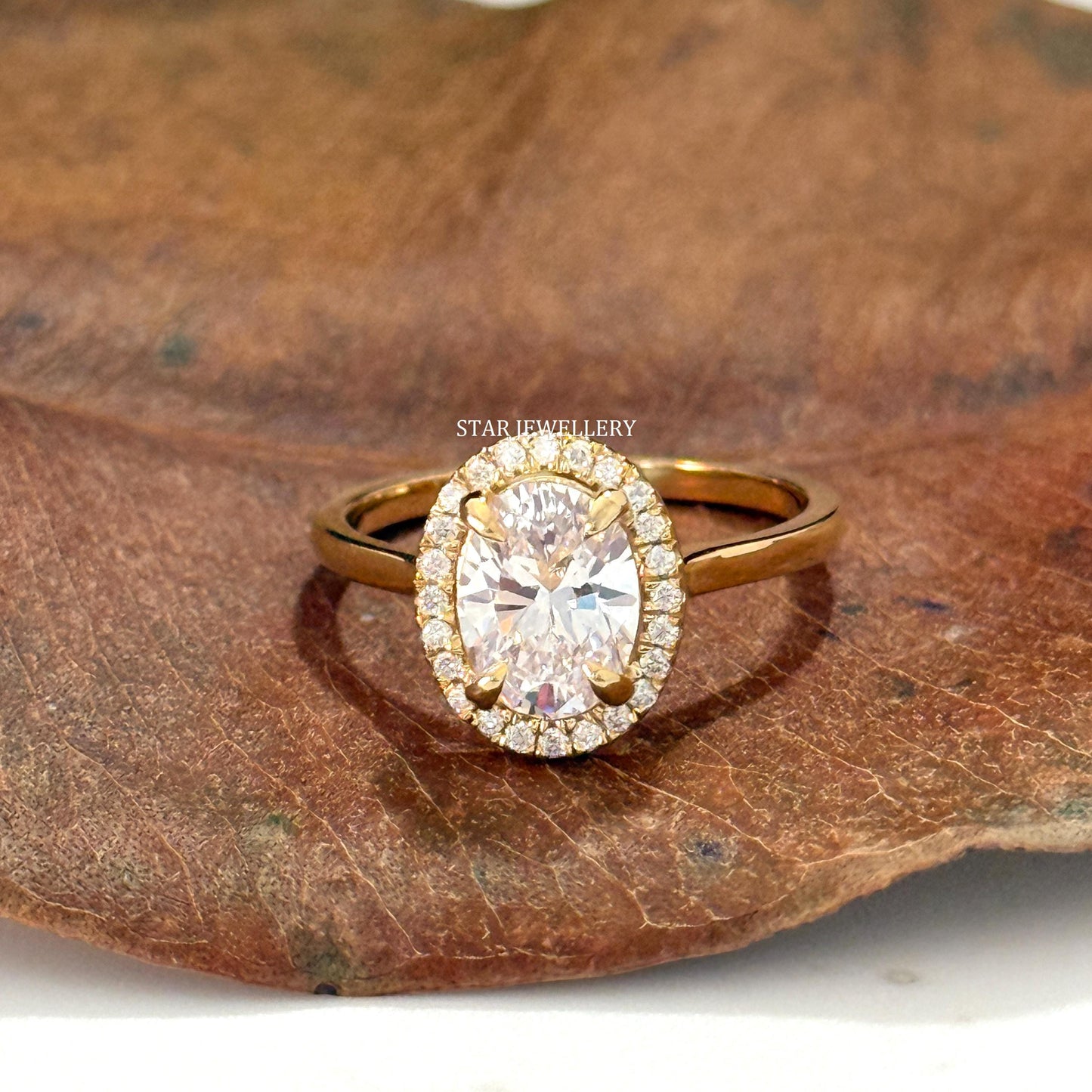 1.00 Ct - 3.00 Ct IGI Certified Oval Cut Lab Grown Diamond Engagement Ring
