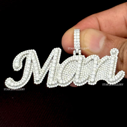 VVS Moissanite Custom Icedout Pendant