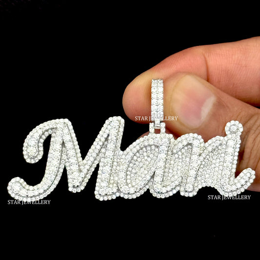 VVS Moissanite Custom Icedout Pendant