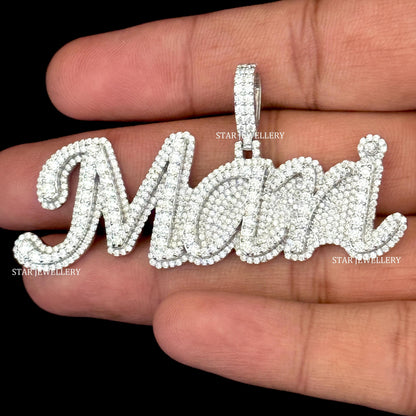 VVS Moissanite Custom Icedout Pendant