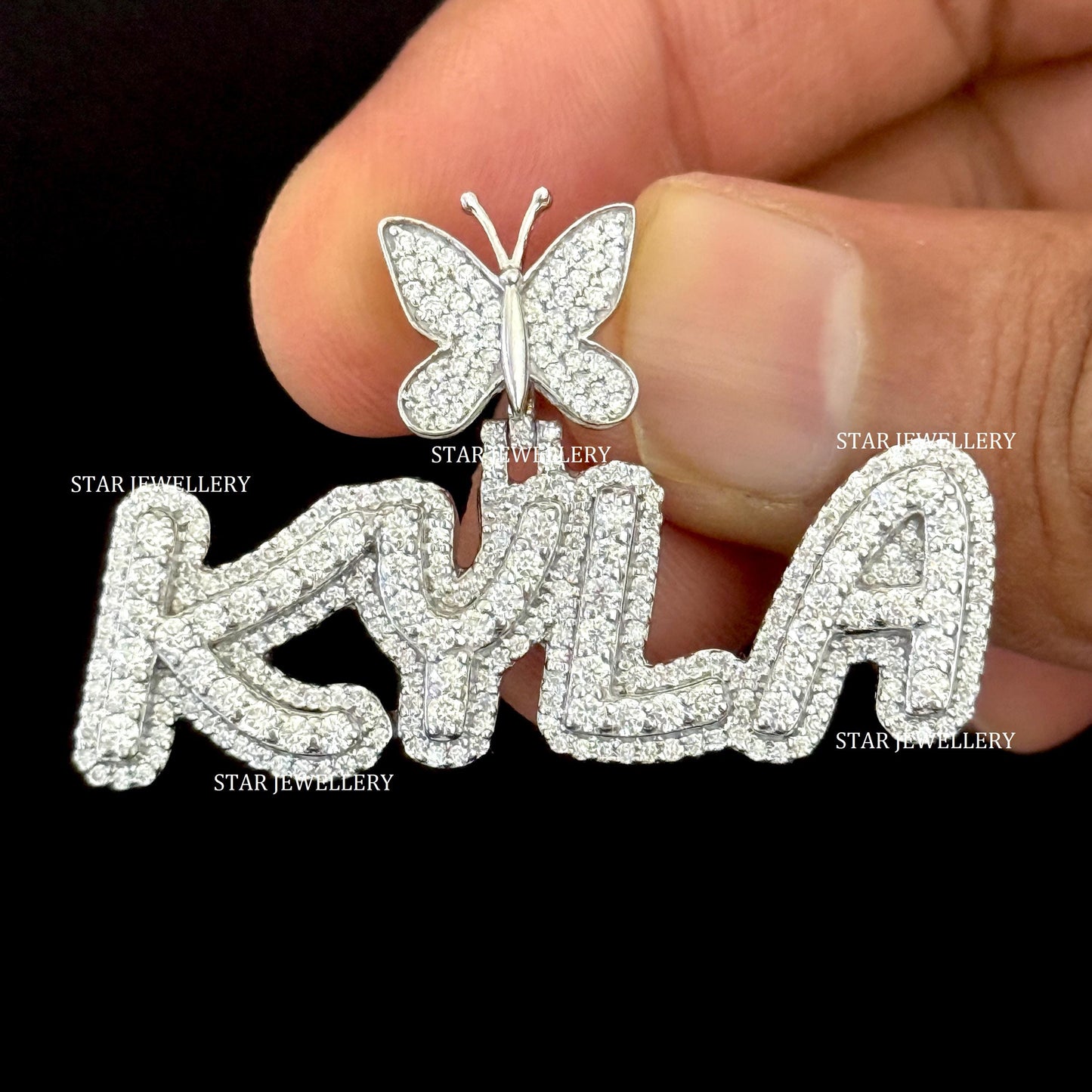 VVS Moissanite Iced out Custom Pendant