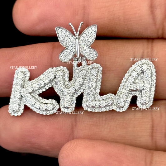 VVS Moissanite Iced out Custom Pendant
