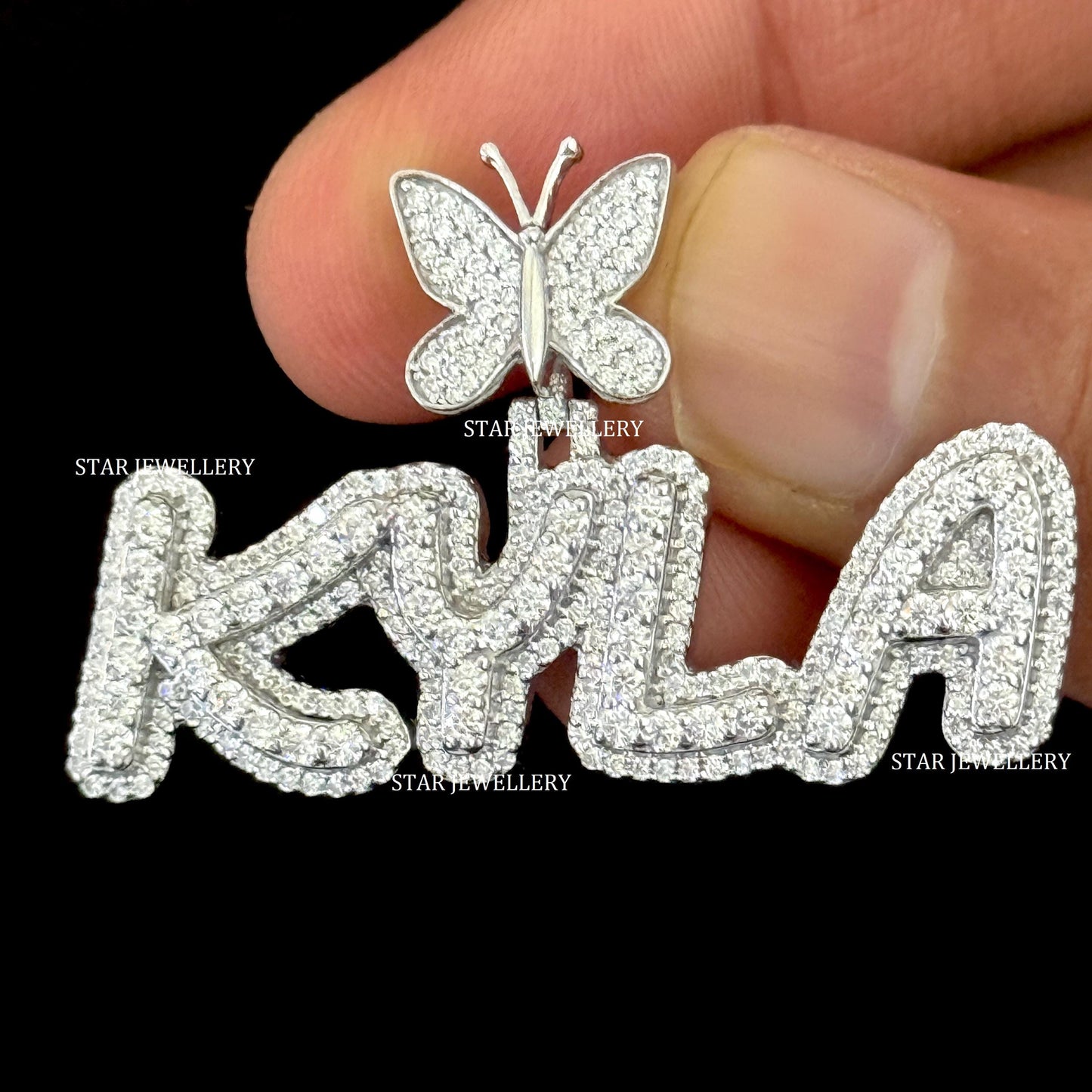 VVS Moissanite Iced out Custom Pendant