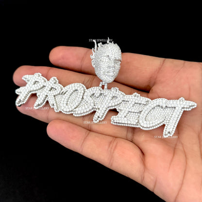 VVS Moissanite Pendant with Custom 3D Bail