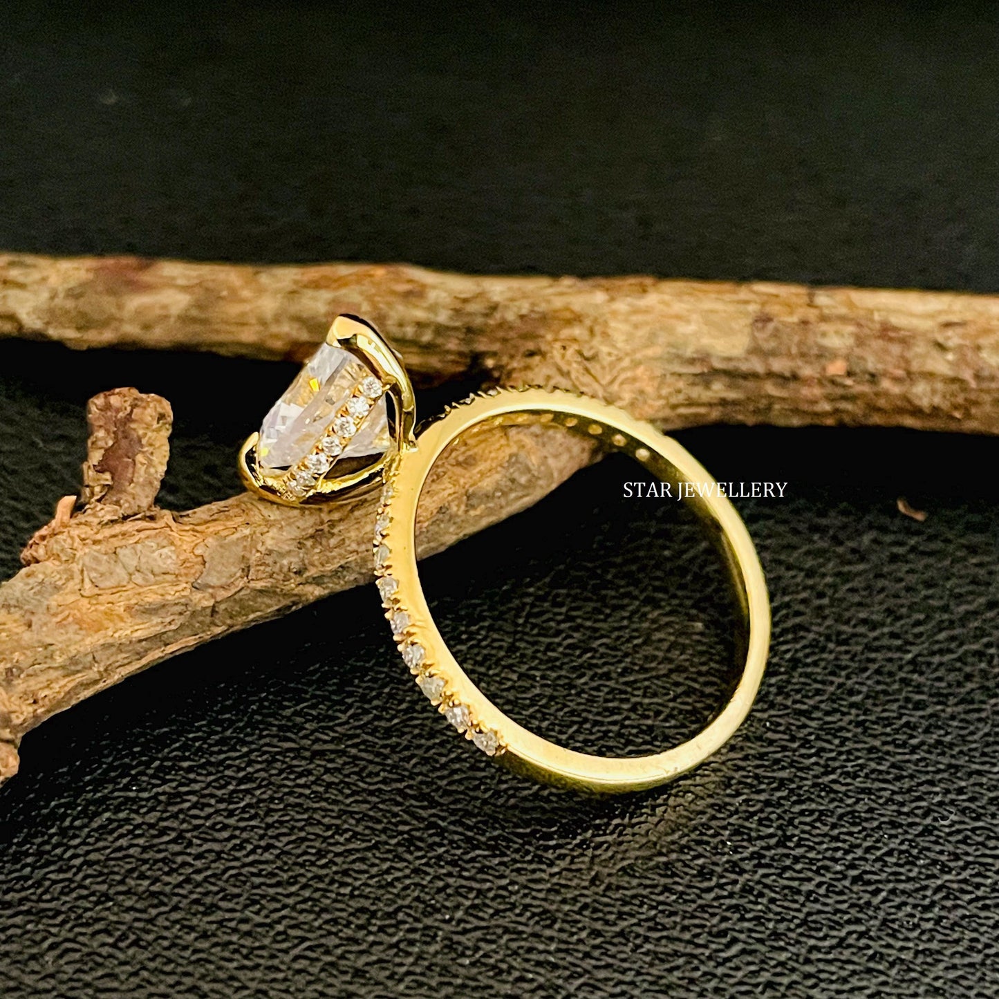 IGI Certified 1.0 - 2.0 Ct Heart Cut Hidden Halo Lab Grown Ring