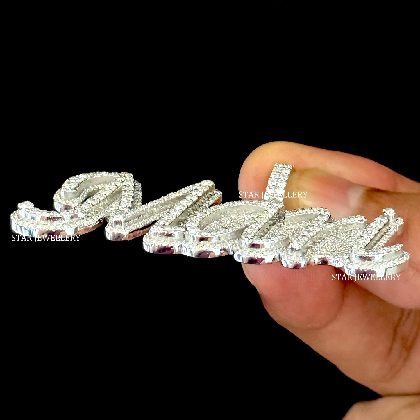 VVS Moissanite Custom Icedout Pendant